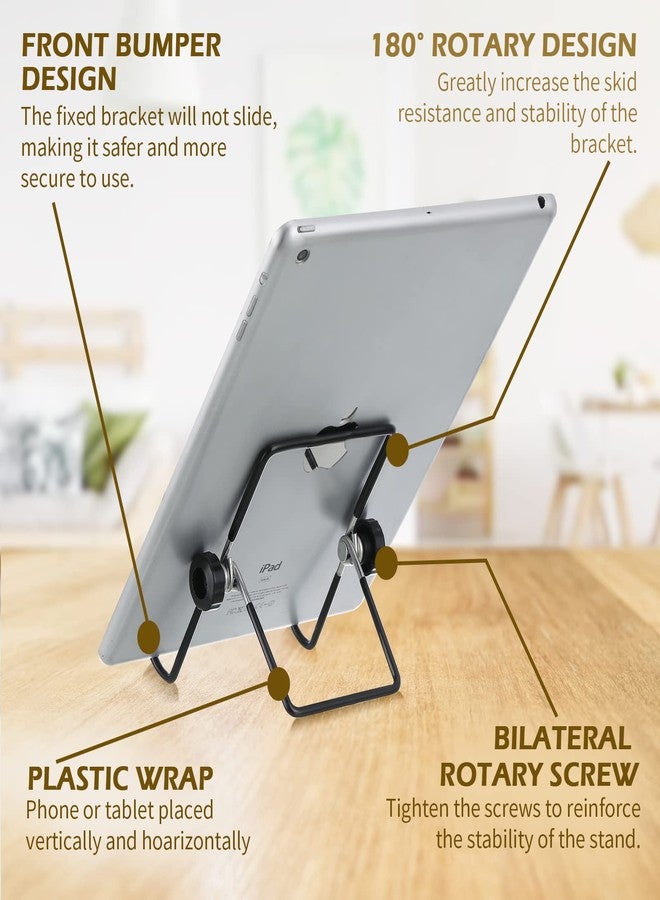 كينينج حامل كتب كينينج مكون من 24 قطعة، حوامل صور قابلة للطي للطاولات، حوامل معدنية مقاس 3.54 بوصة × 5.12 بوصة لعرض الصور، حامل لوحة تقطيع، حامل إطار أسطوانات (أسود) - Image 4