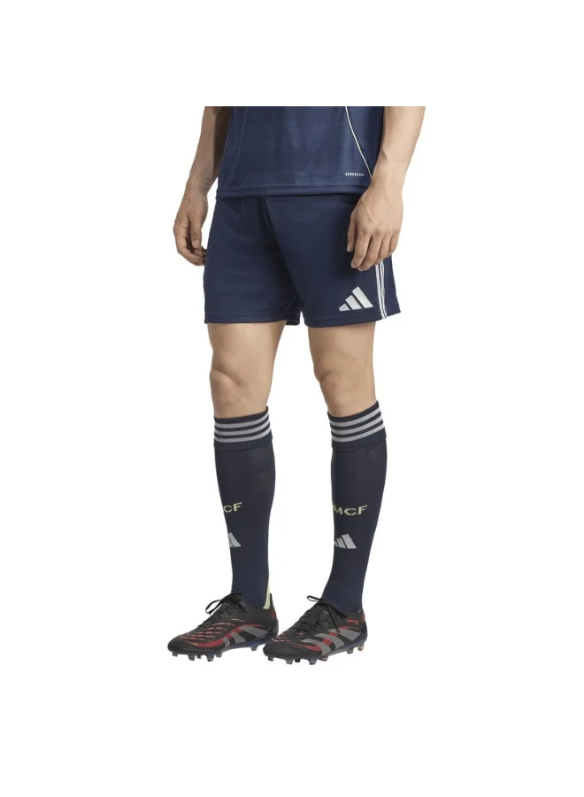Adidas Adidas Real A Sho M Blue Football/Soccer Shorts For Men