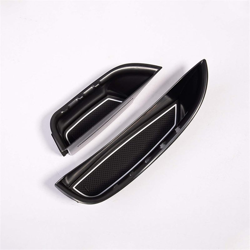 Vuzmode Black Car Door Handle Storage Box Tray - Image 1