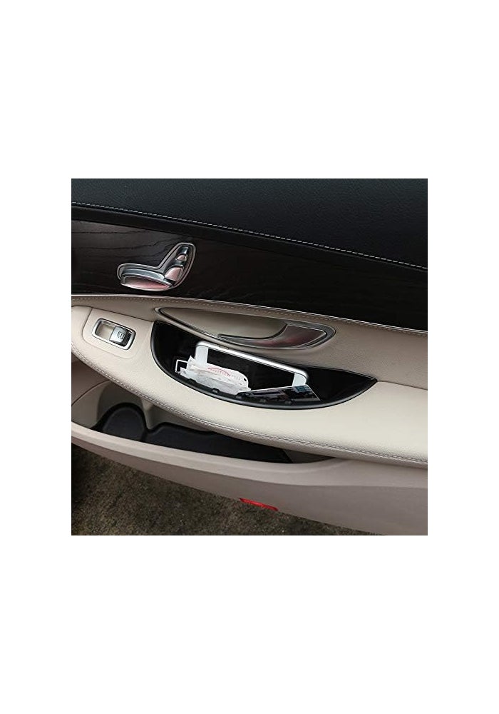 Vuzmode Black Car Door Handle Storage Box Tray - Image 5