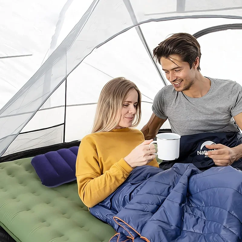 انتكس Inflatable Pillow - Travel Pillow - Camping Pillow - Orthopedic Inflatable Pillow - Inflatable Velvet Pillow - Sea Pillow - Beach Pillow