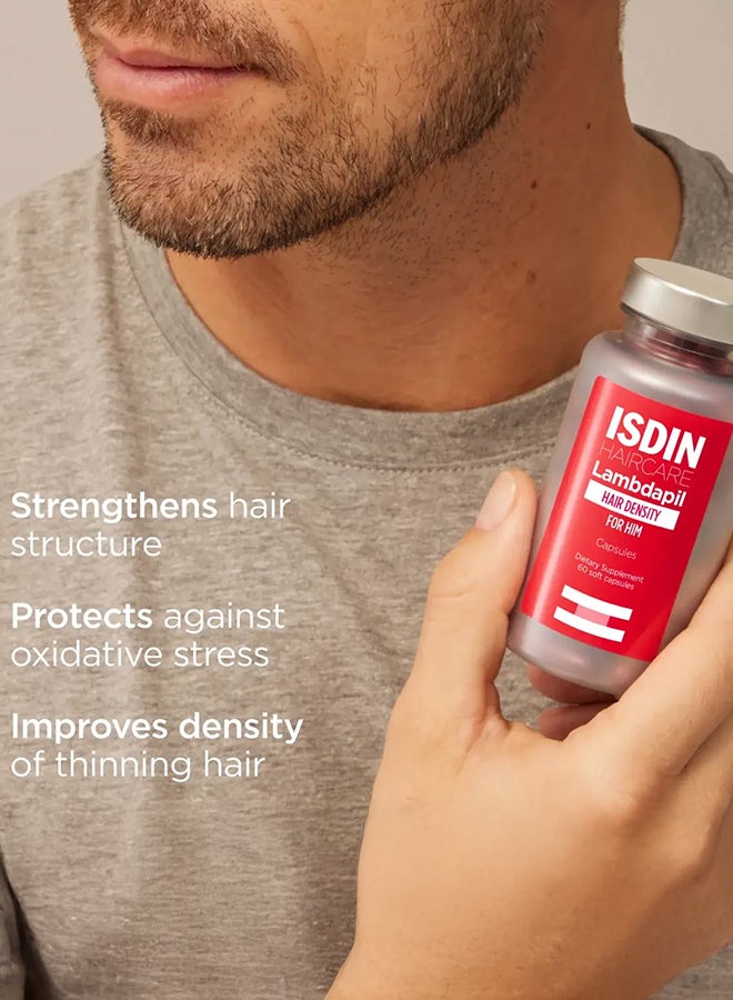 ISDIN Lambdapil 5 Alfa Plus [60 Capsules] – Dietary Supplement With Serenoa Repens To Support Healthy Hair Growth And Density From Within - Image 2