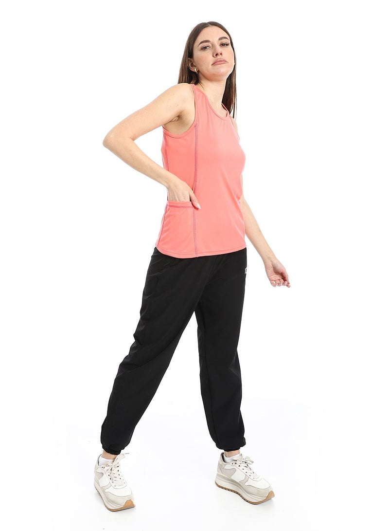 Caesar Women's Cut Sports T-Shirt with Side Pockets  - Image 1