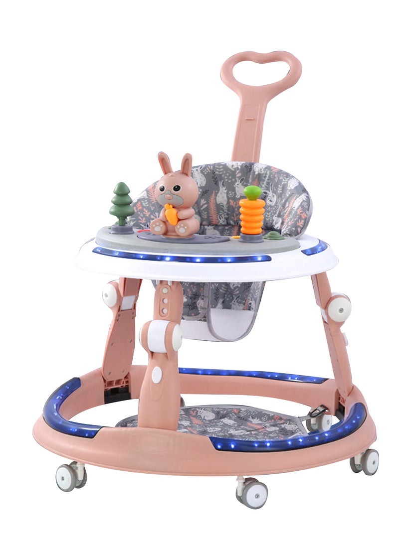 MaBaby Baby Walker With Adjustable Height, Detachable Toy Tray, Light And Music  - Image 1