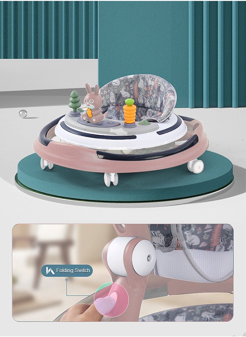 MaBaby - Baby Walker With Adjustable Height, Detachable Toy Tray, Light And Music - Image 1