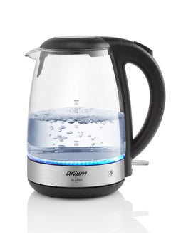 Arzum Glassy Kettle Electric tea water boiler with Blue LED Indicator Light  - Image 1
