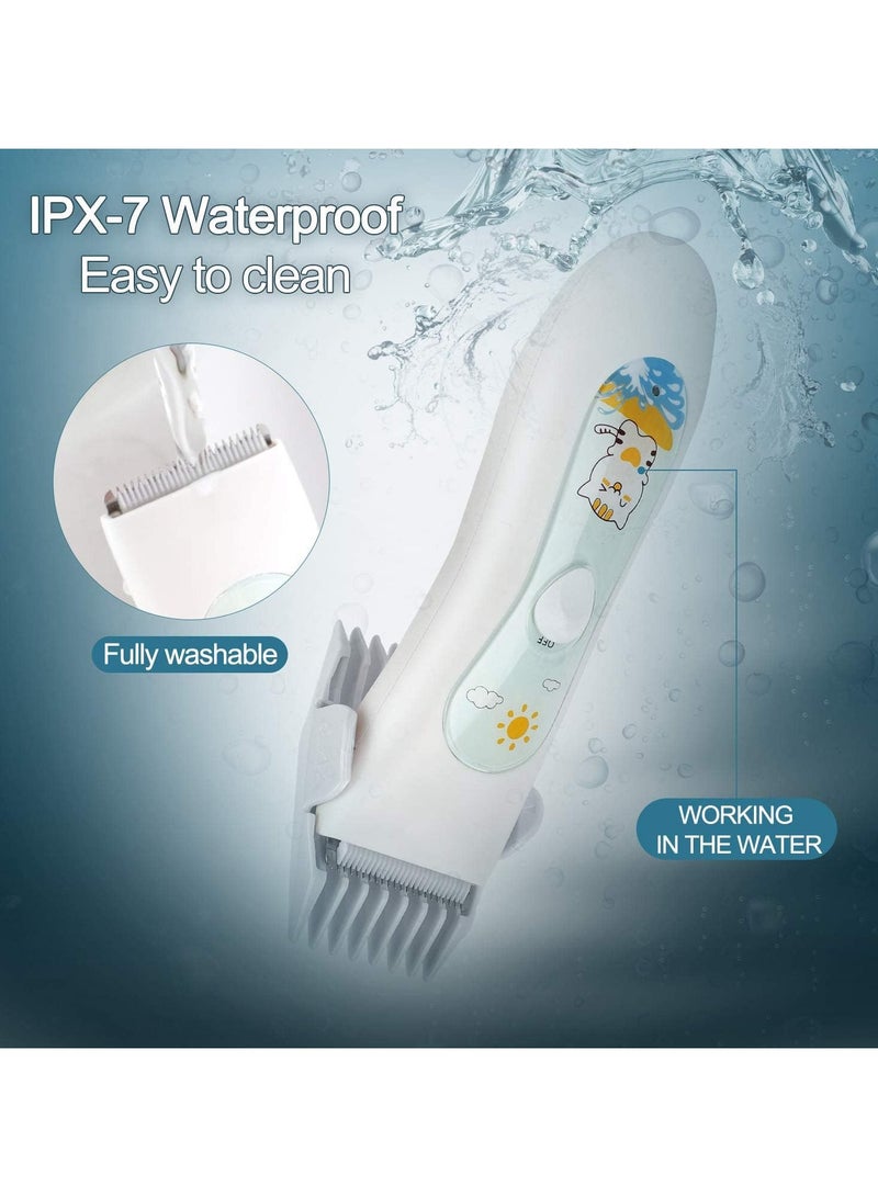 general Baby Hairdresser, Silent Hairdresser for Kids, Quiet Hairdresser for Kids, Bagged Cordless Toddler Hairdresser, Easy to Store, USB Rechargeable, Waterproof, 3 Guided Combs - Image 4