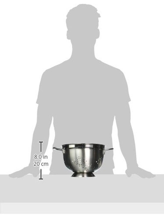 يونيوير مصفاة يوني وير الاحترافية المصنوعة من الفولاذ المقاوم للصدأ على الطراز الألماني، فضية اللون، شديدة التحمل (سعة 5 كوارت) - Image 2