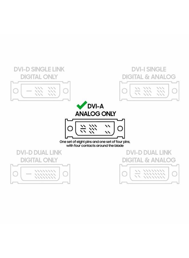 Cmple - DVI-A Female to HD15 (VGA) Male Adapter GOLD - Image 3