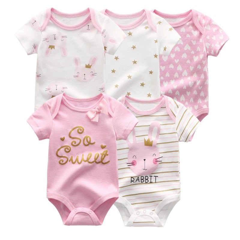 JELYLOVE Unisex Baby Boy Girl Bodysuits Sets 20 pack Cotton Casual New born Clothes Comfort Infant Outfit Essentials - Image 2