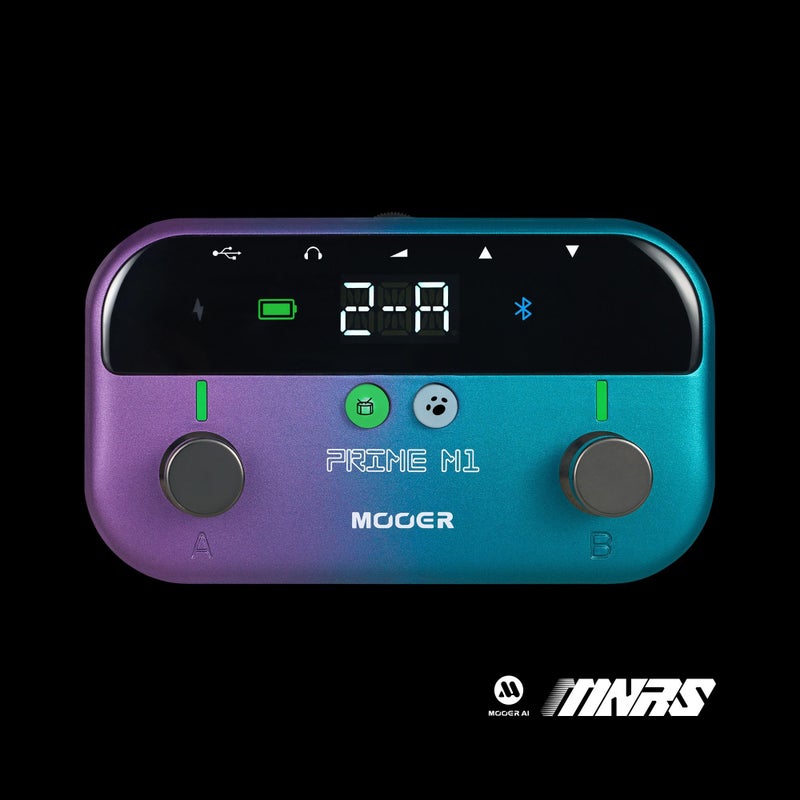 MOOER Prime M1 Rechargeable Mini Guitar Bass Multi Effects Pedal, Built-in 2000mAh Battery, 80s Looper, Drum Machine, Support IR Loading, Bluetooth 5.0, OTG  Recording - Image 3