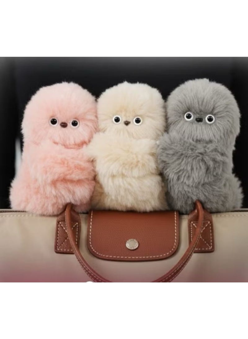 Mirumi Shy Owl Plush Charm Robot – Interactive Singing Talking Rotating Head Stuffed Animal Companion, Cute Kawaii Touch & Sound Reactive Bag Pendant Car Ornament, Soft Fluffy Home Decor Gift for Kids Adults Teens, Educational Emotional Support Doll Toy for Birthday Christmas - Image 2