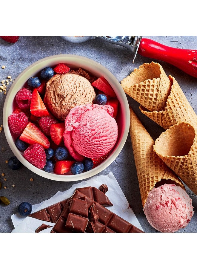 BALCI - Premium Ice Cream Containers (2 Pack - 1 Quart Each) Perfect Freezer Storage Tubs with Lids for Ice Cream, Sorbet and Gelato! - Blue - Image 4