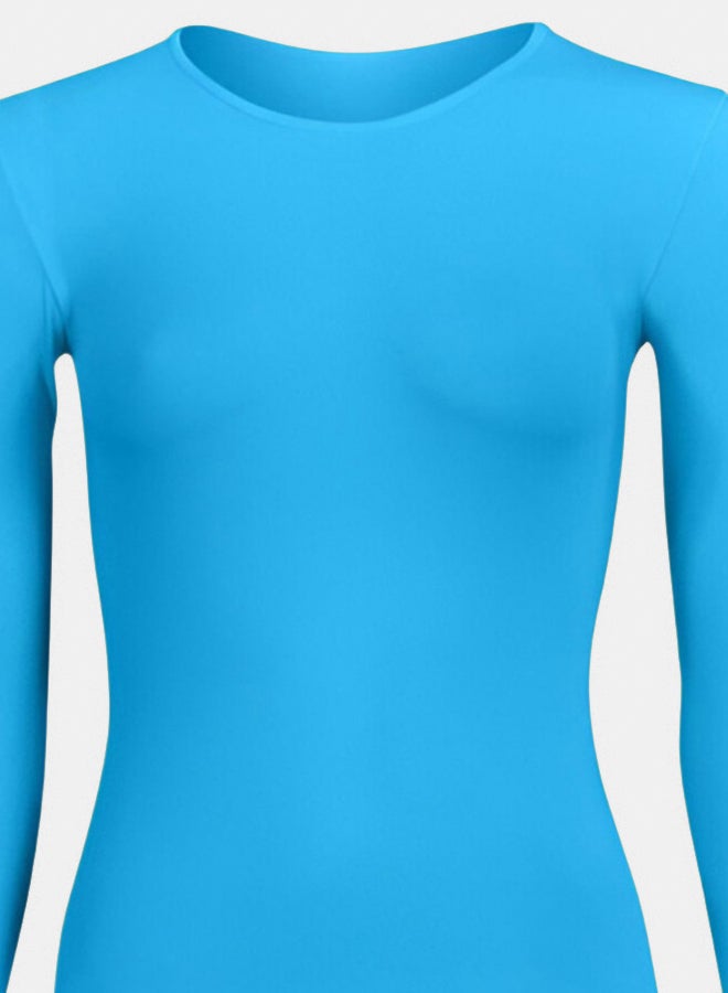 Silvy Lycra Wave3 Round Neck Long Sleeves Bodysuit Underwear For Women - Image 2