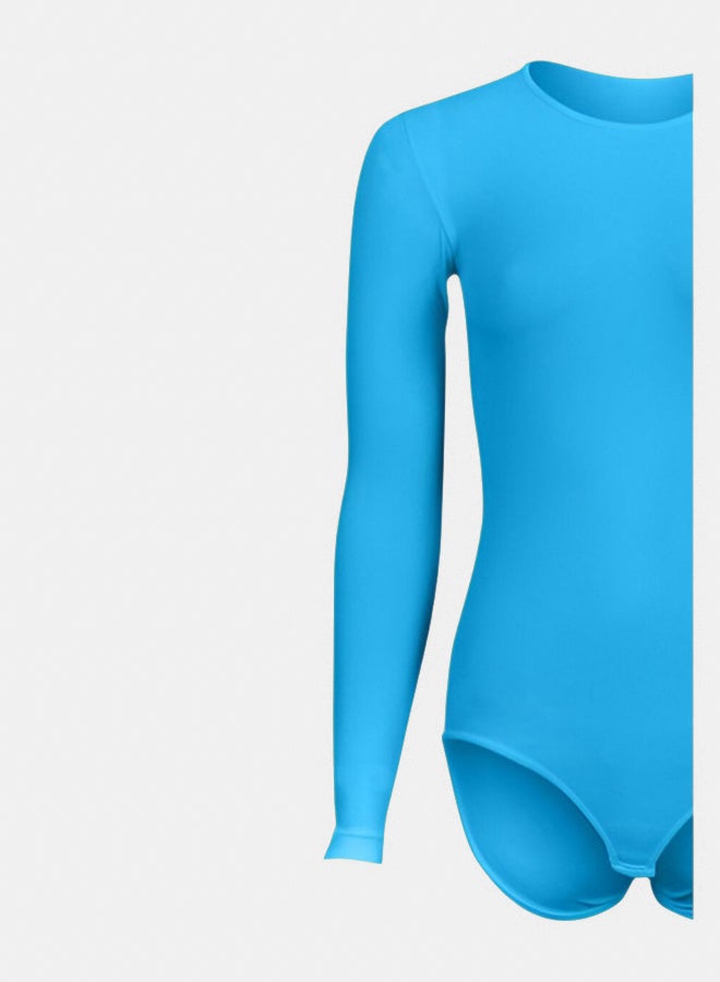 Silvy Lycra Wave3 Round Neck Long Sleeves Bodysuit Underwear For Women - Image 3