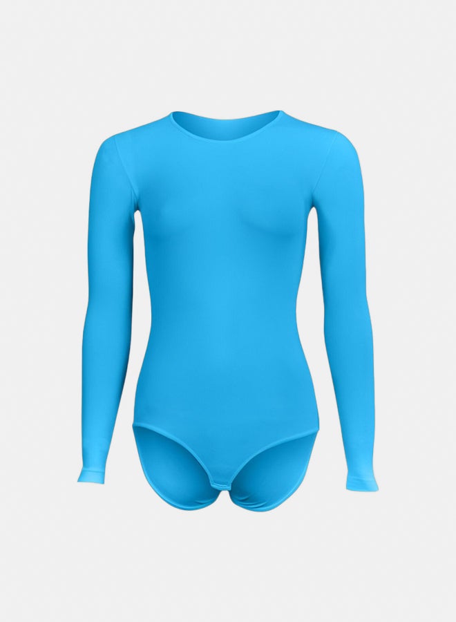 Silvy Lycra Wave3 Round Neck Long Sleeves Bodysuit Underwear For Women - Image 1