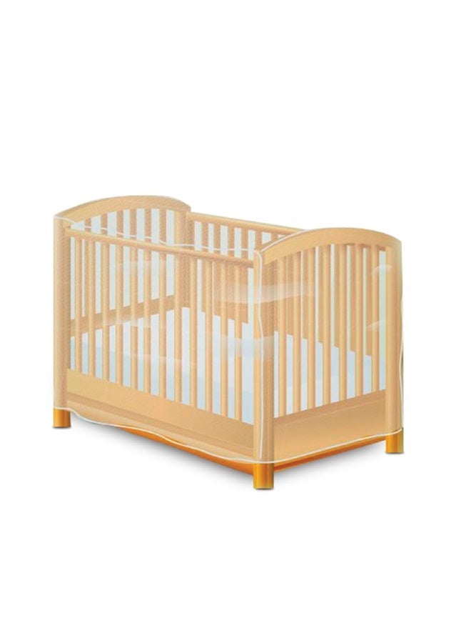 Chicco Mosquito Net for Baby Cradle, Swing & Cot, Easy to Fit with Elastic Edge, Hand Washable, 0m+ (White) - Image 3