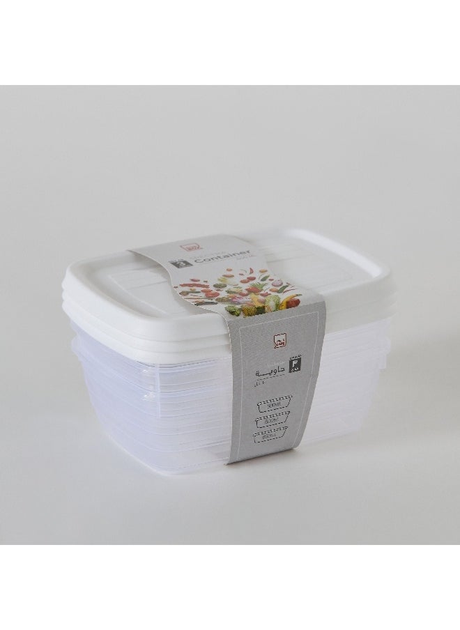 Home Box Spectra 3-Piece Pearl Container Set 600 ml  - Image 1