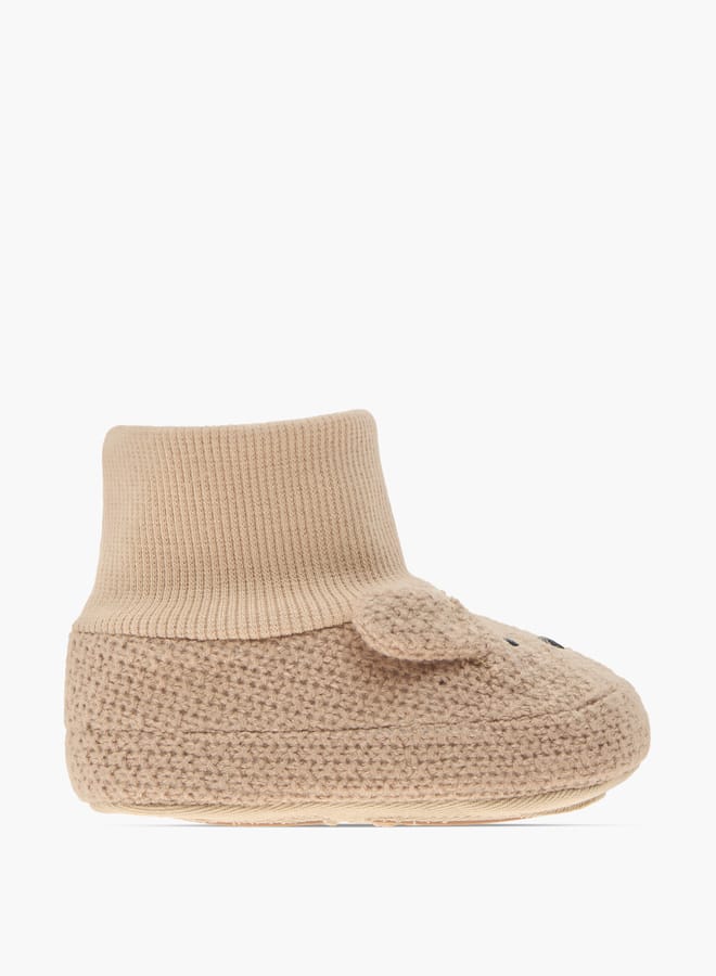 Barefeet Textured Slip-On Boots with Ear Accents - Image 3