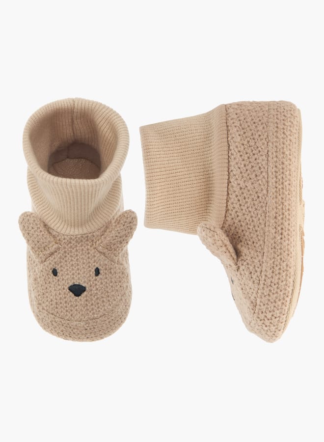 Barefeet Textured Slip-On Boots with Ear Accents - Image 2