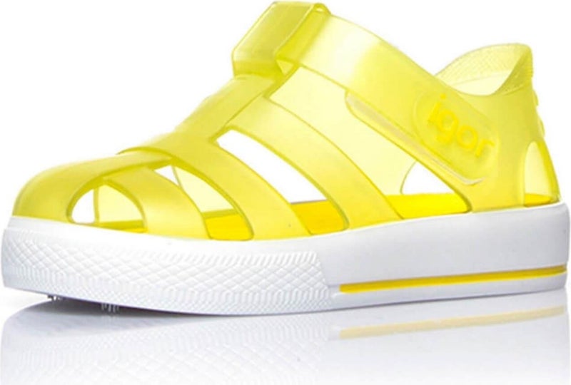 Igor S10171 STAR Yellow Unisex Kids Sandals  - Image 3