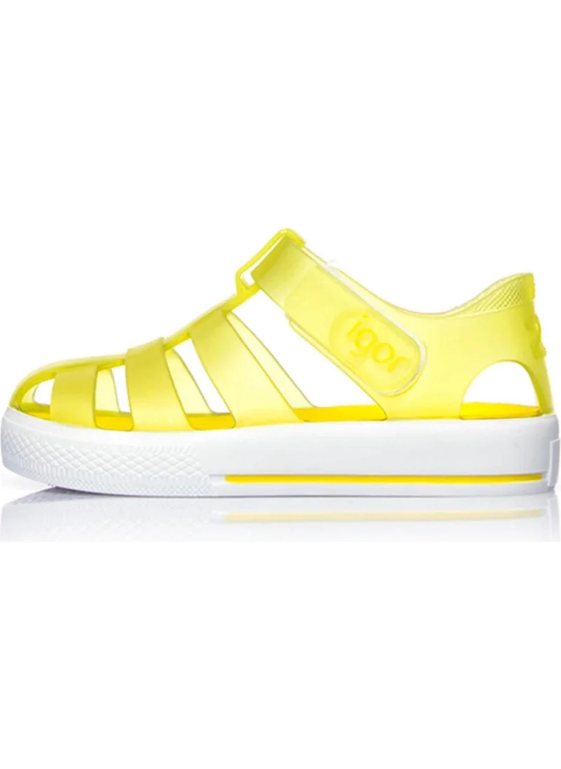 ايجور S10171 STAR Yellow Unisex Kids Sandals