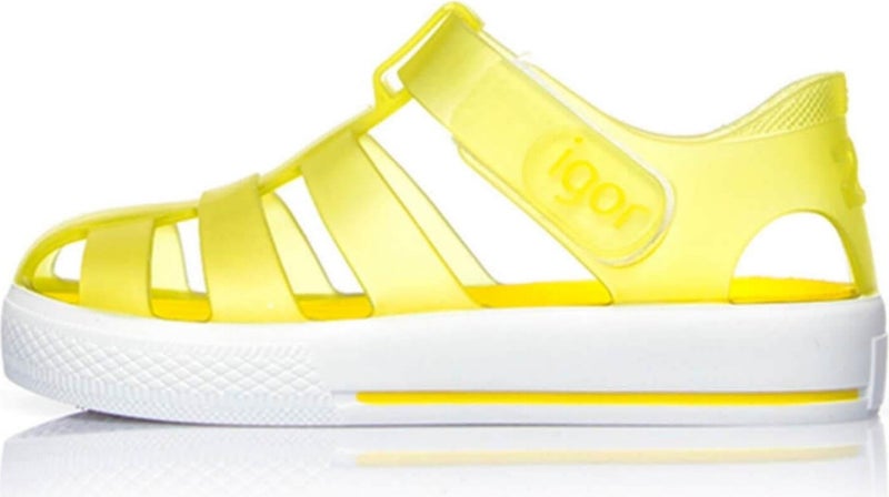 Igor S10171 STAR Yellow Unisex Kids Sandals  - Image 2