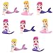 MAOMIA 8 Pcs Mermaid Miniature Figurines Mermaid Toy Figure Collection Playset Doll Cake Toppers Birthday DIY Cake Decoration Wedding Party Supplies - Image 3