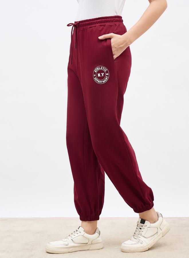 ستايلي جوغر بقصة مستدقة وطبعة جرافيك - Image 3