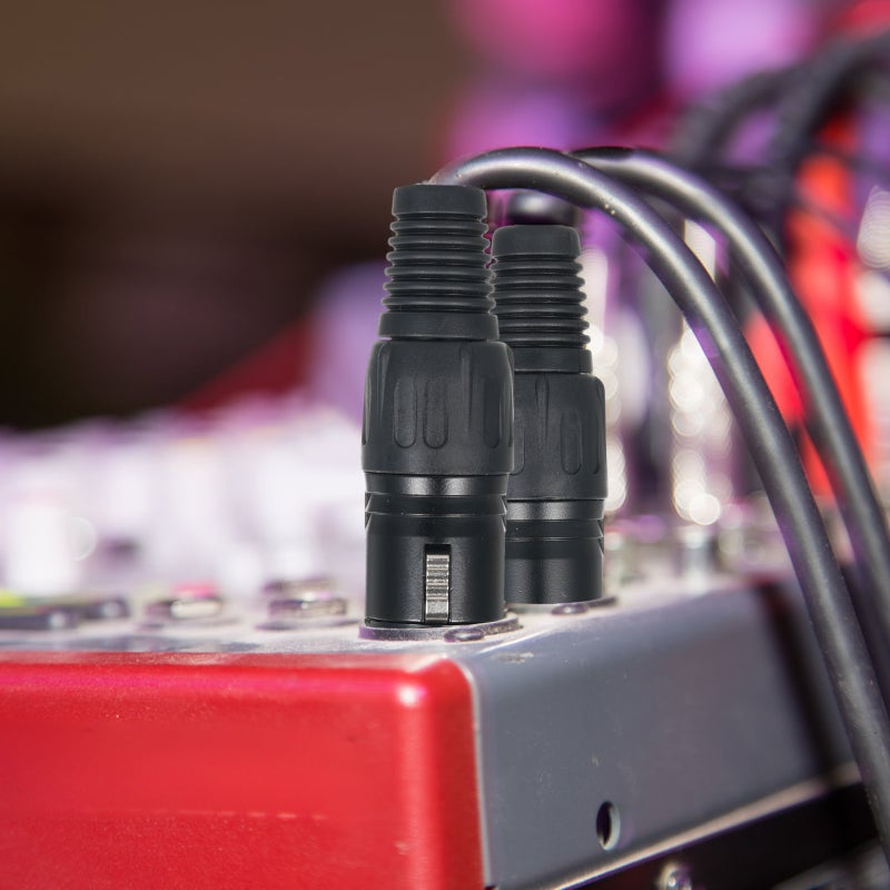 2M/6.6ft DMX512 Signal Cable Canon Cable/Microphone Cable/Microphone Cable XLR Cable Black - Image 4