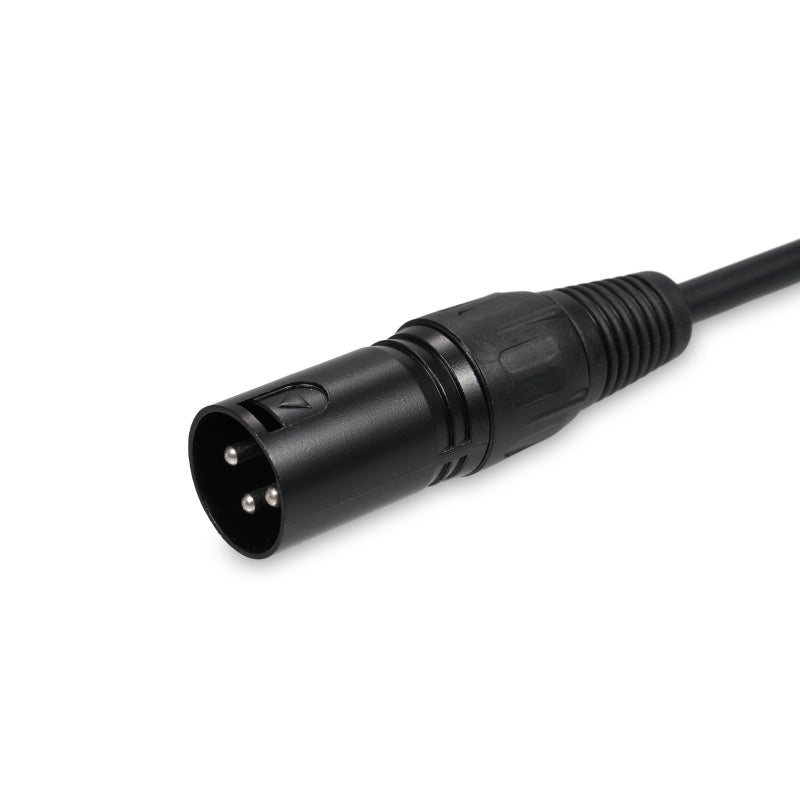 2M/6.6ft DMX512 Signal Cable Canon Cable/Microphone Cable/Microphone Cable XLR Cable Black - Image 3