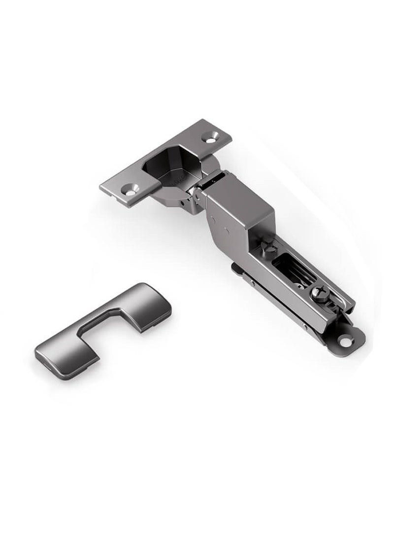 STARKE Pack of 2 Inset Soft Close Cabinet Wingless Hinge -Black Electroplated, 95 Degree Opening Angle, 16-25mm Application, Strong Hydraulic System-Complete with Screws.  - Image 2