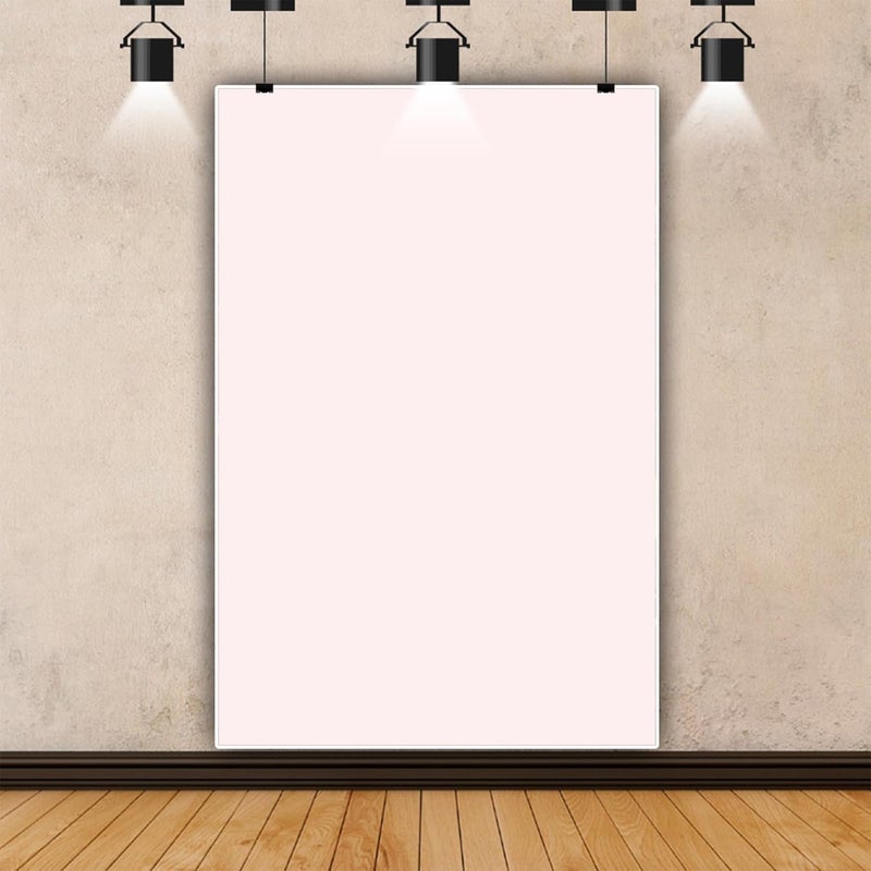 Renaiss 5x7ft Light Pink Backdrop for Photoshoot Portrait Solid Color Chromakey Monochrome Gentle Pale Pink Screen Photography Background Baby Shower Wedding Birthday Party Decors Photo Booth Props - Image 4