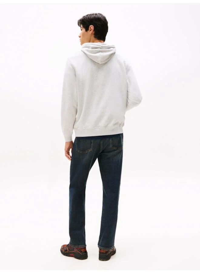 تومي جينز Logo Drawstring Terry Hoody