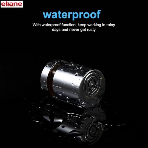 Eliane Disc Lock Motorcycle Brake Anti-Theft Waterproof for Motorcycles Bike Scooter Stainless Steel Heavy Duty Painted Finish Anti Theft 7mm Pin Wheel Locking Security Bike Accessories (Chrome-1Pcs) - Image 4