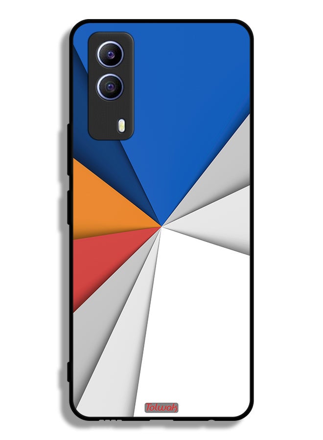 Tolwak Vivo T1x Protective Case Cover Material Matches Abstract Art - Image 2