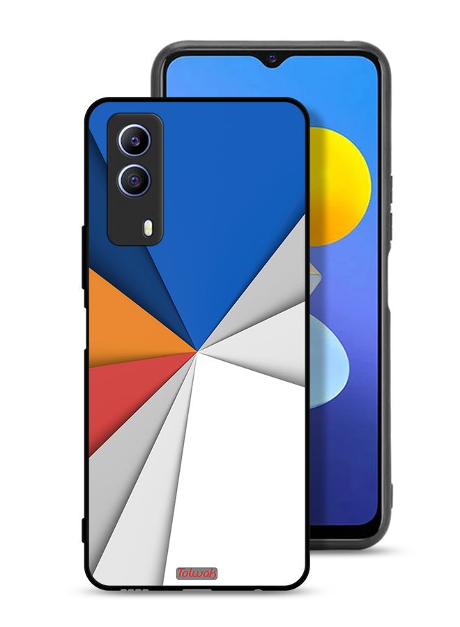 Tolwak Vivo T1x Protective Case Cover Material Matches Abstract Art - Image 1