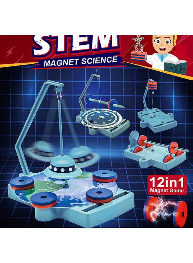 Children's Diy Science Physical 14-in-1 Chemistry Experiment Plant Ecology Weather Station Animal Observer Training Toy-Color:Power Planet (with Projection Function, (with 3 AG3 Batteries, Packed With Electricity) With Automatic Rotation Function (with 2 1.5VAA Batteries, Not Packed) - Image 2