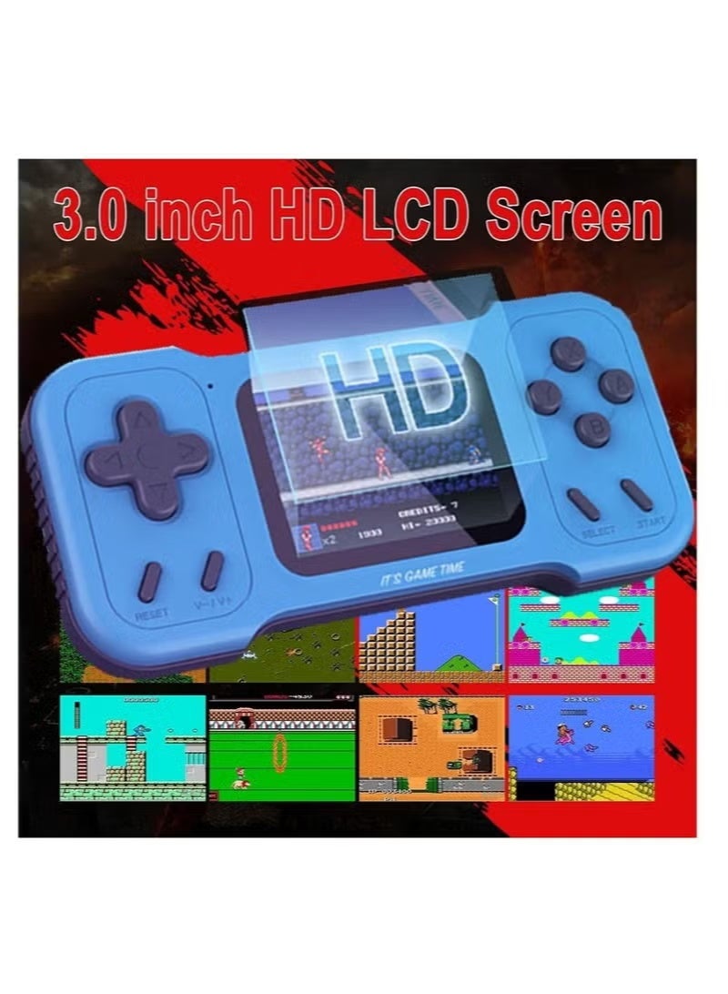 JAJEEK Portable Handheld Gaming Console with 500 Preloaded Games, 3.0 Inch HD Display, Dual Analog Joysticks, AV TV Connection, Rechargeable Retro Game System A15 - Image 5