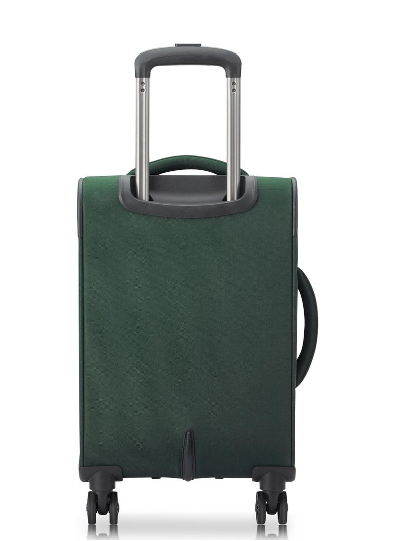 DELSEY Paris Vanguard 55 Cm Expandable 4Double Wheel Cabin Luggage Trolley Khaki  - Image 2