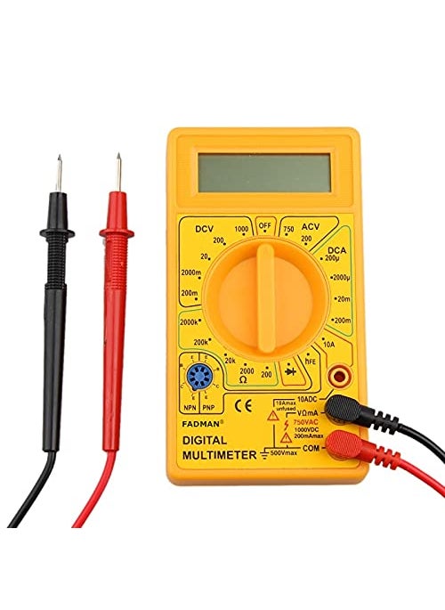 Fadman FADMAN FD3 DIGITAL MULTIMETER YELLOW  - Image 1