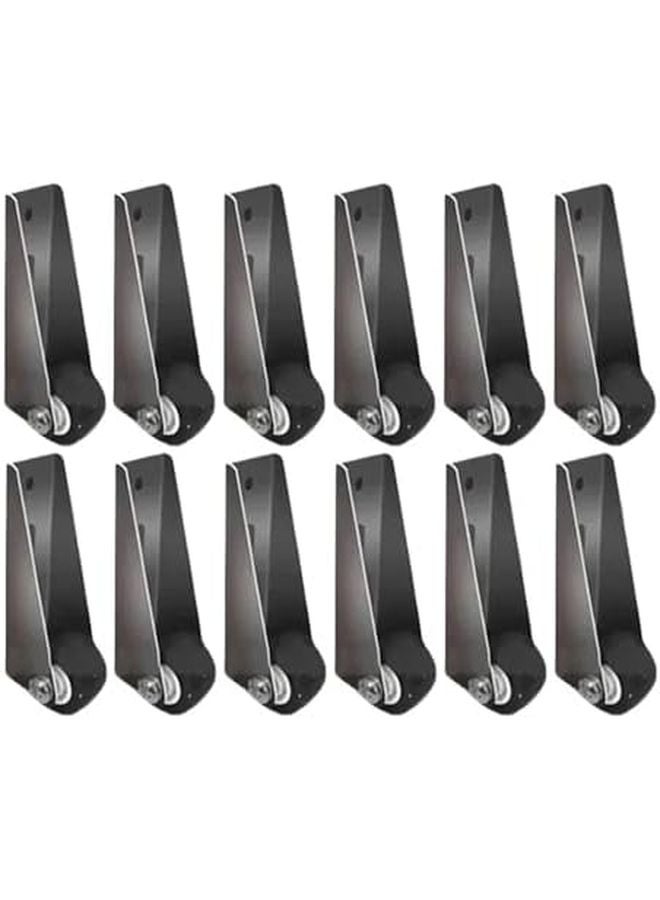 12PCS Universal Silent Sliding Door Roller Pulley Wheels For Furniture Table Cabinet Track Hardware - Image 1