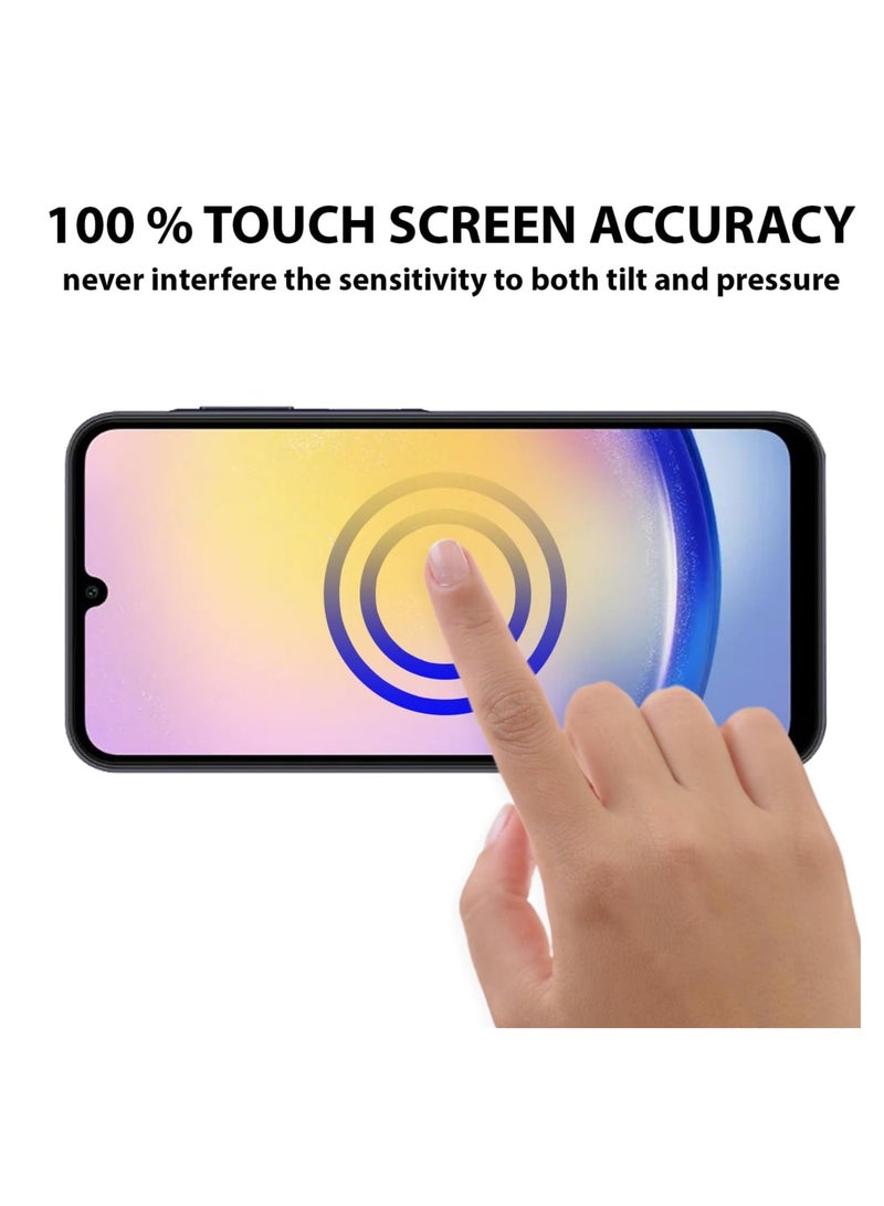 BORTONY Samsung Galaxy A15 / A25 / M15 Screen Protector 9H Hardness Scratch Resistance Screen Protector Touch Sensitive Case Friendly Tempered Glass for Galaxy A15 / A25 / M15 - Image 3