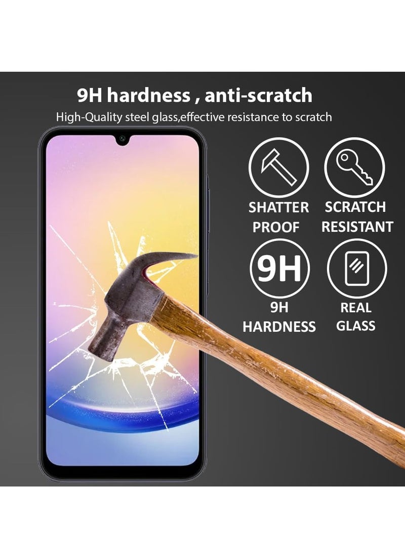 BORTONY Samsung Galaxy A15 / A25 / M15 Screen Protector 9H Hardness Scratch Resistance Screen Protector Touch Sensitive Case Friendly Tempered Glass for Galaxy A15 / A25 / M15 - Image 4
