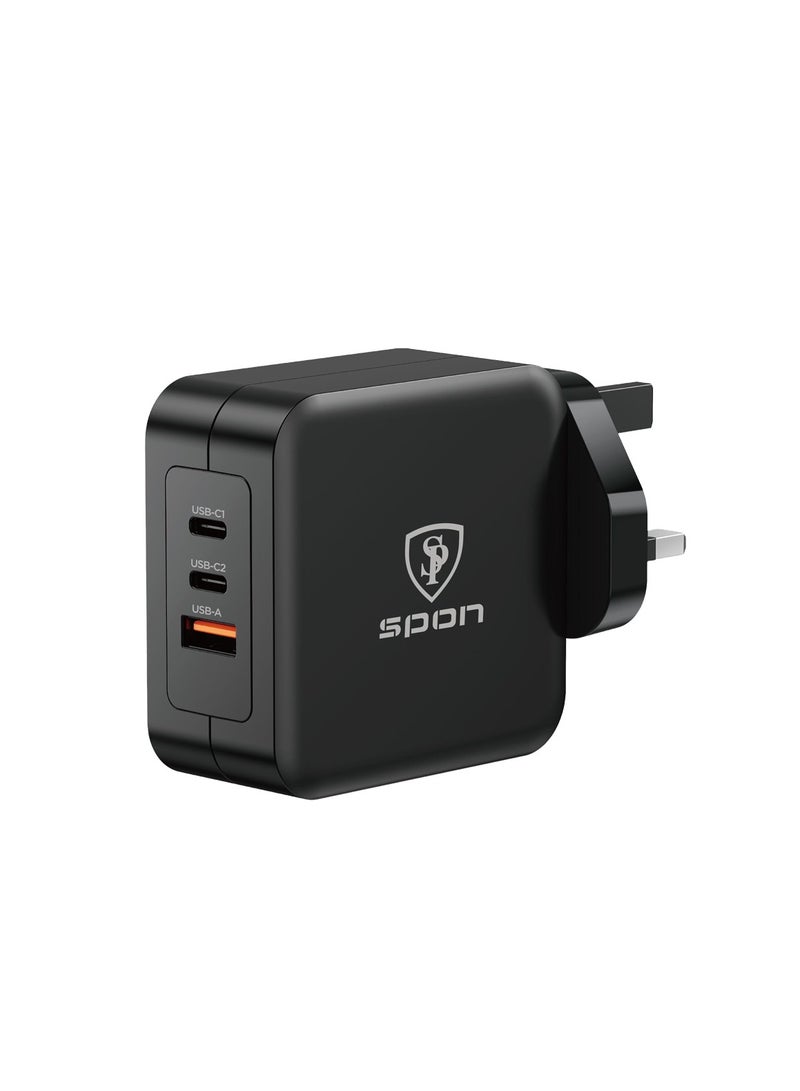 SPON 100W Universal Wall Charger (Type-C + USB Ports) - Image 1