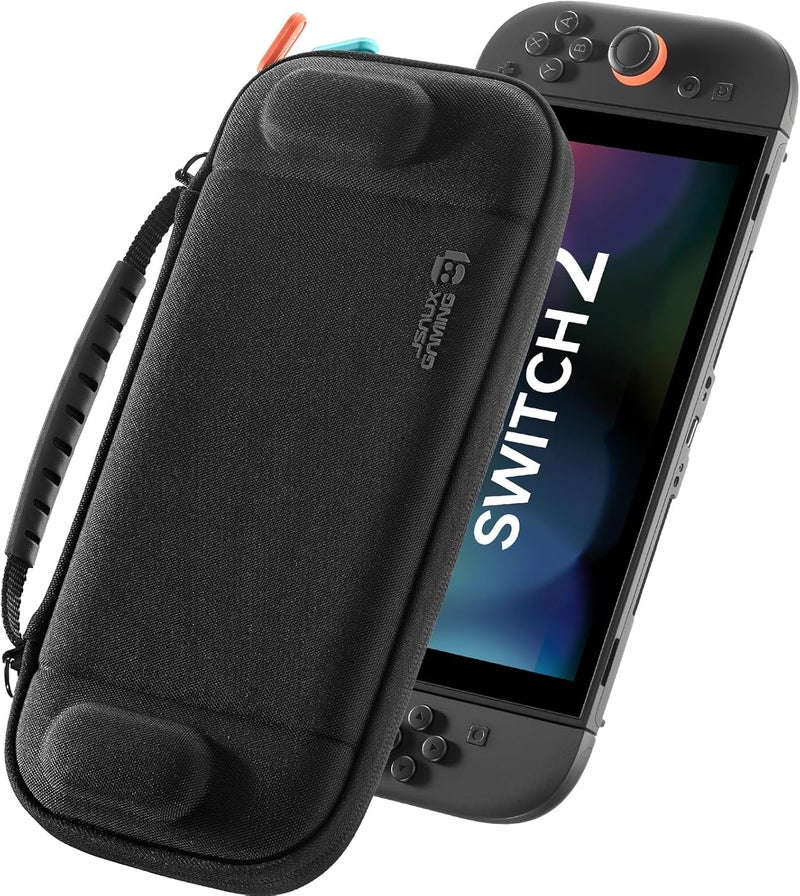 jsaux Salt mist resistant Slim Carrying Case | Compatible with Switch 2 (2025) - Holds 12 Game Cards - Felt Hard Shell - Earthquake Resistant - Splashproof - Dustproof - Slim - Easy to Carry - Travel Storage Case All-scene compatible build - Image 1