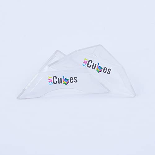 CMY Cubes Crystal Clear Display Stand - Cube Stand Pedestal for Displaying, Exploring & Showcasing Your Prism Cube Holder & Storage Stand - Image 2
