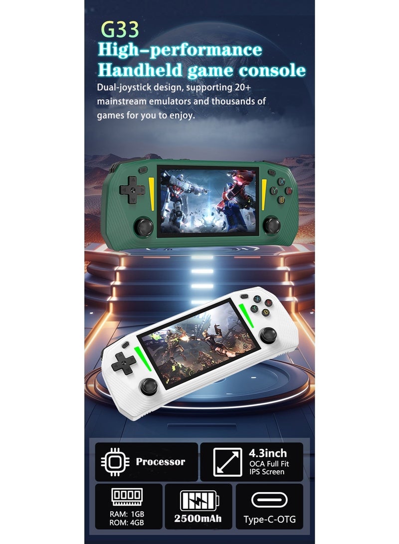 Western Mountains PSP handheld game console nostalgic portable N64 handheld game 4.3-inch screen output G33 arcade FC - Image 5