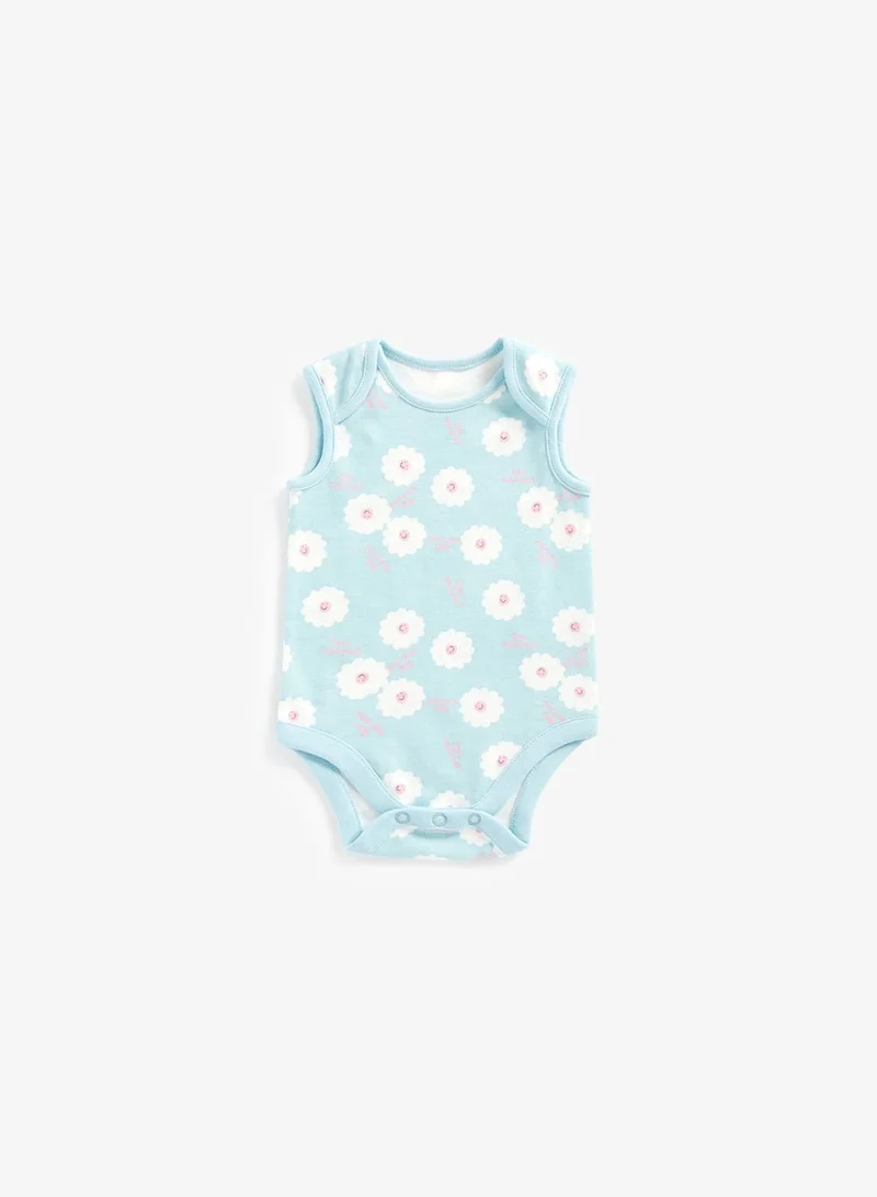mothercare Daisy Bodysuits - 5 Pack