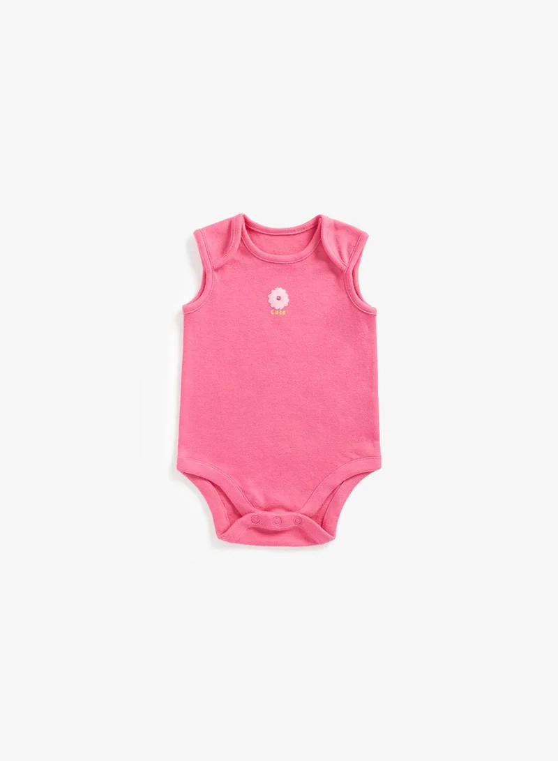 mothercare Daisy Bodysuits - 5 Pack